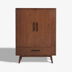 Haze 2 Door 1 Drawer Low Wardrobe